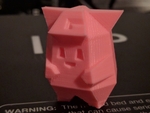  Low-poly clefairy  3d model for 3d printers