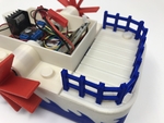  Wifi paddle boat  3d model for 3d printers