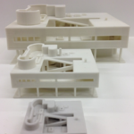 Modelo 3d de Villa savoye con detalle interior para impresoras 3d