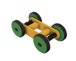  Designing a simple 3d printed rubber band car using autodesk fusion 360  3d model for 3d printers