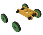  Designing a simple 3d printed rubber band car using autodesk fusion 360  3d model for 3d printers