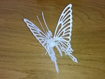  Butterfly 3d printable  3d model for 3d printers