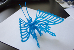  Butterfly 3d printable  3d model for 3d printers