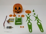  Walking pumpkin ii  3d model for 3d printers