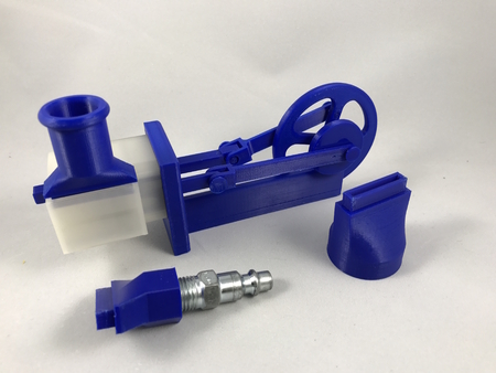  Single cylinder air engine  3d model for 3d printers