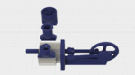 Modelo 3d de Un solo cilindro de aire del motor para impresoras 3d