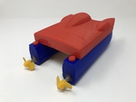  Wifi propeller boat  3d model for 3d printers