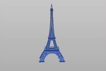 Modelo 3d de Tour eiffel para impresoras 3d