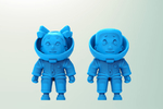  Little astronaut  3d model for 3d printers