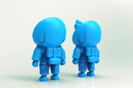  Little astronaut  3d model for 3d printers