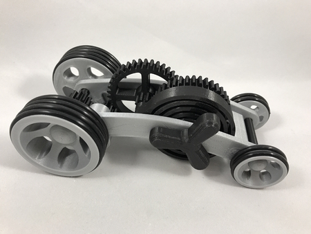 Dual Mode Spring Motor Rolling Chassis