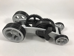  Dual mode spring motor rolling chassis  3d model for 3d printers