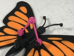  Butterfly, animated.  3d model for 3d printers