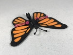  Butterfly, animated.  3d model for 3d printers