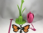  Butterfly, animated.  3d model for 3d printers