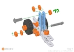  Stemfie rubber-band-driven car  3d model for 3d printers