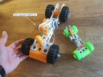  Stemfie rubber-band-driven car  3d model for 3d printers