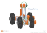  Stemfie rubber-band-driven car  3d model for 3d printers