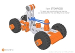  Stemfie rubber-band-driven car  3d model for 3d printers