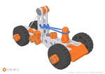  Stemfie rubber-band-driven car  3d model for 3d printers