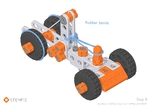  Stemfie rubber-band-driven car  3d model for 3d printers