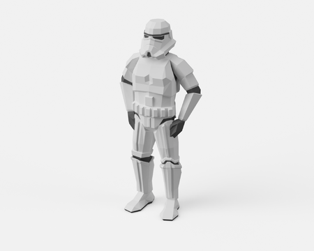  Low-poly toy - multi and dual extrusion version  3d model for 3d printers