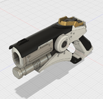  Mercy gun (overwatch) v2 [solid]  3d model for 3d printers