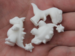  Genetic mix dinosaur  3d model for 3d printers