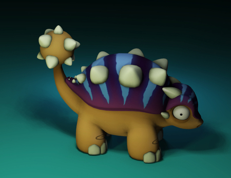  Euoplocephalus   3d model for 3d printers