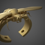  Murder hornet bracelet  3d model for 3d printers