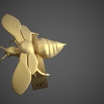 Modelo 3d de Asesinato hornet pulsera para impresoras 3d