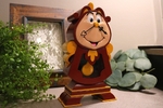  Cogsworth - beauty and the beast  3d model for 3d printers