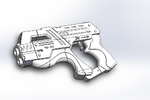  Mass effect carnifex pistol  3d model for 3d printers