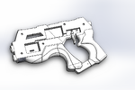  Mass effect carnifex pistol  3d model for 3d printers