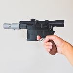 Modelo 3d de Han solo del dl-44 pesada pistola bláster - modelo 3d kit para impresoras 3d