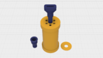  Two air pumps  3d model for 3d printers