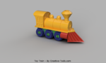  Ct toy train & tracks  3d model for 3d printers