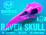  Boneheads: raven - skull kit - 3dkitbash.com  3d model for 3d printers