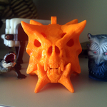  Gankra skull charm - by 3dkitbash.com  3d model for 3d printers