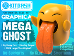  Graphica: mega ghost - print & play - via 3dkitbash.com  3d model for 3d printers