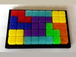  Tetrominoes (tetris pieces)  3d model for 3d printers