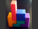  Tetrominoes (tetris pieces)  3d model for 3d printers