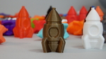  Little rocket  3d model for 3d printers