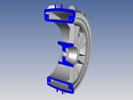  Openrc 1:10 experimental wheel (dual extrusion)  3d model for 3d printers