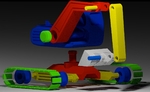 Modelo 3d de Excavadora para impresoras 3d