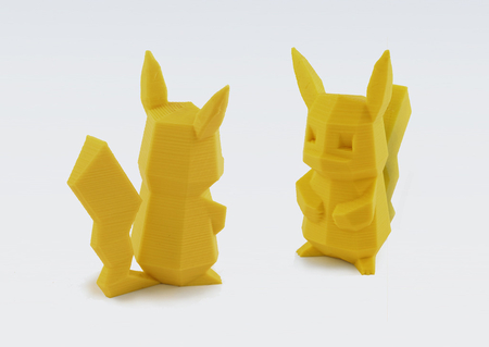 Modelo 3d de Low-poly pikachu para impresoras 3d