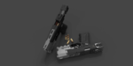 Modelo 3d de Cyberpunk 2077 militech vindicador de 9mm para impresoras 3d