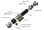  Obi-wan kenobi's lightsaber (episode iii)  3d model for 3d printers