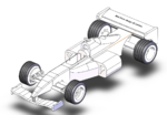 Modelo 3d de Coche de f1 para impresoras 3d