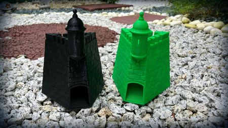  Dice tower “la garita del castillo san felipe del morro”  3d model for 3d printers